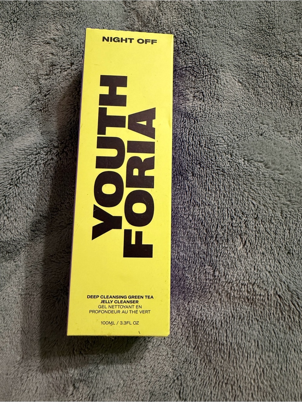 Youthforia Night Off Deep Cleansing Green Tea Jelly Cleanser - Yellow